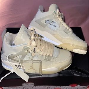 Jordan 4 Retro Off-White Sail (W)